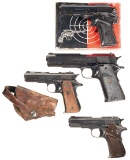 Four Llama Semi-Automatic Pistols