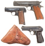 Three Semi-Automatic Pistols -