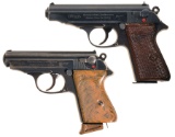 Two Walther Semi-Automatic Pistols