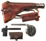 Grouping of Accessories for the Artillery Luger