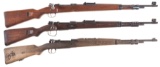 Three Military Bolt Action Rifles