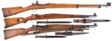 Three European Military Bolt Action Rifles