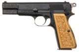 Engraved and Nazi Proofed Fabrique Nationale Hi-Power Pistol