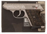 Engraved Walther TPH Pistol with Matching Box