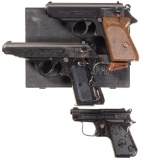 Three Semi-Automatic Pistols