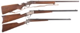 Three Single Shot Rifles