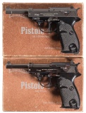 Two Boxed Walther P.38 Pistols