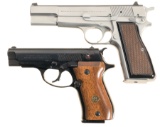 Two Browning Semi-Automatic Pistols