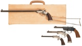 Four Tip-Up Single Shot Firearms