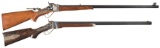 Two Reproduction Sharps Single Shot Rifles