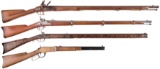 Four Reproduction Longarms