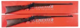 Two Boxed Winchester Model 1885 Single Shot Rifles