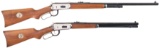 Two Winchester Model 94 Commemorative Lever Action Long Guns