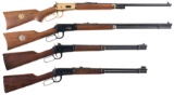 Four Winchester Model 94 Lever Action Long Guns
