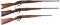 Three Savage Lever Action Long Guns