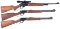 Three Marlin Lever Action Long Guns