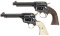 Two Colt Single Action Army Revolvers