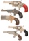 Five Spur Trigger Handguns