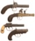 Four Antique Pistols