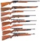 Eight Rimfire Rifles