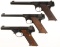 Three High Standard Semi-Automatic Pistols