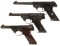 Three High Standard Semi-Automatic Pistols