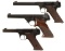 Three High Standard Semi-Automatic Pistols