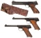 Three Colt .22 Semi-Automatic Pistols