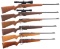 Six Bolt Action Rifles