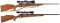 Two Scope Weatherby Mark V Varmintmaster Bolt Action Rifles