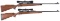 Two Remington Model 700 Rifles with Scopes