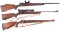 Three Bolt Action Rifles