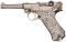 Krieghoff Side Frame Inscribed P.08 Luger Pistol