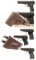 Five Soviet Semi-Automatic Pistols