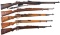 Five Military Bolt Action Rifles