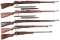 Five Japanese Military Bolt Action Rifles