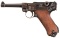 DWM Model 1920 Military/Police Luger Semi-Automatic Pistol