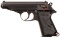 Nazi Police Marked Walther PP Semi-Automatic Pistol