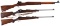 Three Remington Bolt Action Rifles