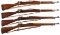 Four U.S. Military Bolt Action Rifles