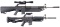Two Colt AR-15 Semi-Automatic Long Guns