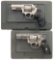 Two Cased Ruger SP101 Double Action Revolvers