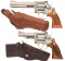 Two Smith & Wesson Double Action Revolvers