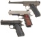 Three Semi-Automatic Pistols