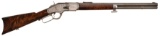 Factory Engraved Winchester Model 1873 Lever Action Short Rifle