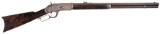 Engraved Winchester Deluxe First Model 1873 Lever Action Rifle