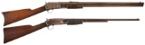 Two Antique Colt Lightning Slide Action Rifles