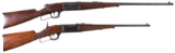 Two Savage Lever Action Rifles -A) Savage Model 1899A Rifle