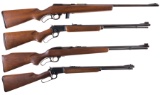 Four Marlin Lever Action Rifles