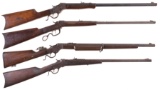 Four Single Shot Rifles
